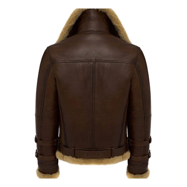 Mens RAF Douglas Aviator Shearling Bomber Jacket – Bild 2