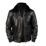 Mens G-1 Shearling Bomber Leather Jacket