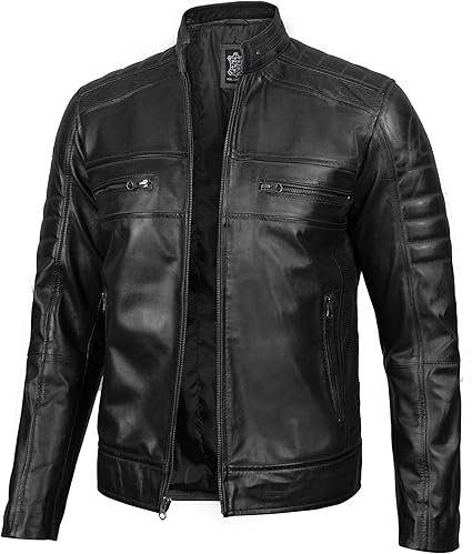black leather moto jacket_