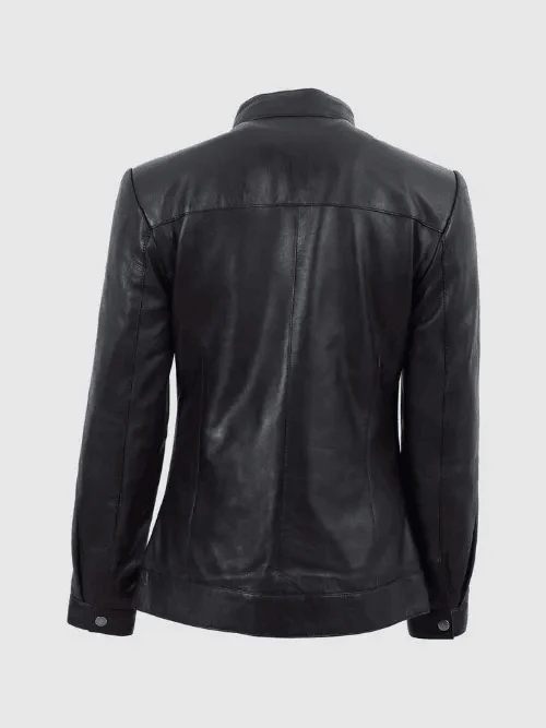 Black Leather Motorcycle Jacket
