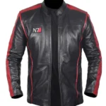 Mass Effect N7 Black Leather Jacket