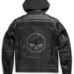 Motorcycle Black Cafe Racer Leather Jacket