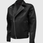 Men Traditional Leather Biker Jacket