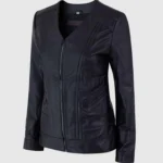 Womens Sheep Leather Slim Jacket