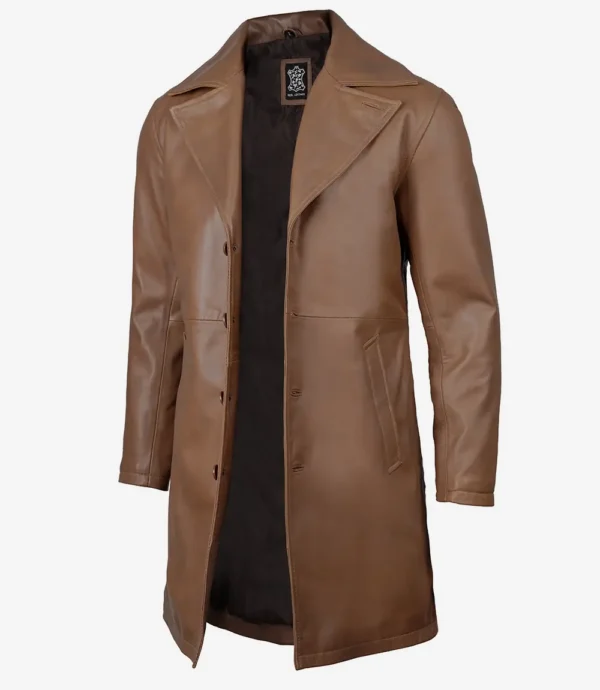 Soft lambskin leather outerwear