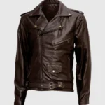 Brown Leather Motorcycle Jacket