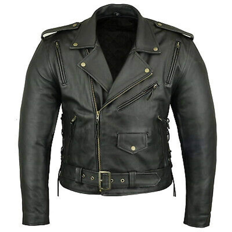 Womens Classic Motorcycle Jacket