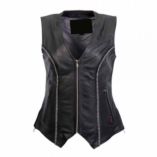 Ladies Rhinestone Carry Conceal Vest