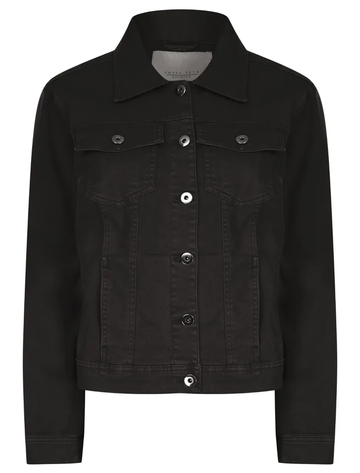 Black Denim Jacket Womens